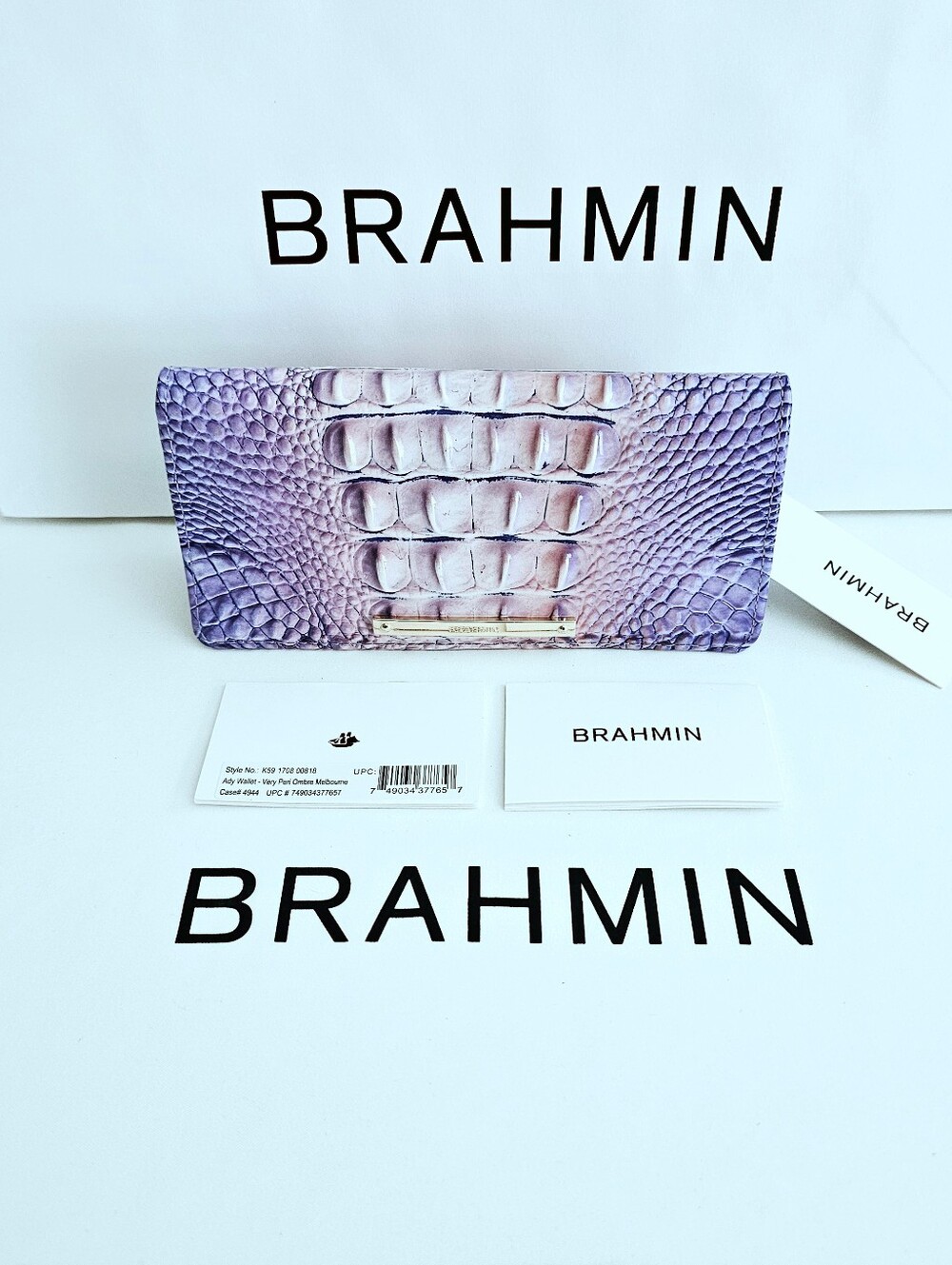 NWT Brahmin VERY PERI Ady Wallet